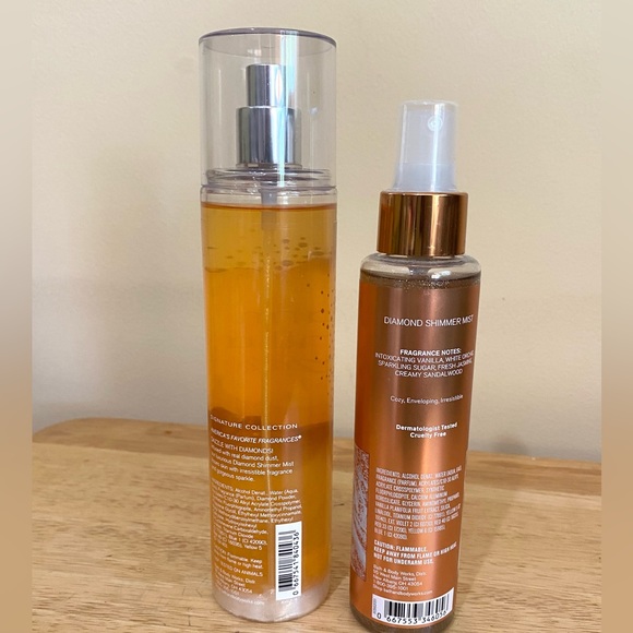 Bath & Body Works Illuminating Diamond Shimmer Mist Fragrance Warm Vanilla Sugar - Picture 3 of 3